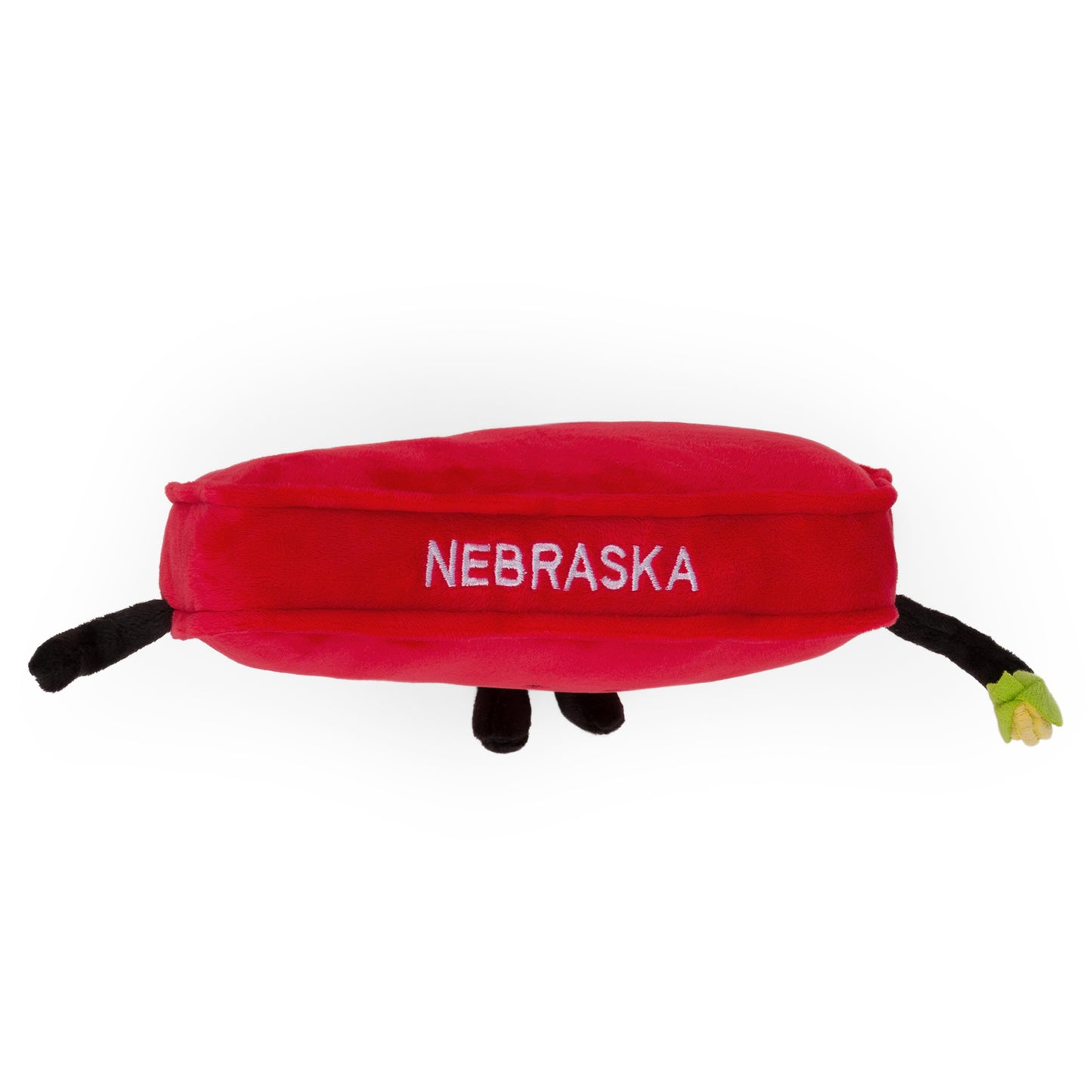 Nebraska Stuffed State Plush with Tiny Corn – Collectible & Fun | Stuffed States USA