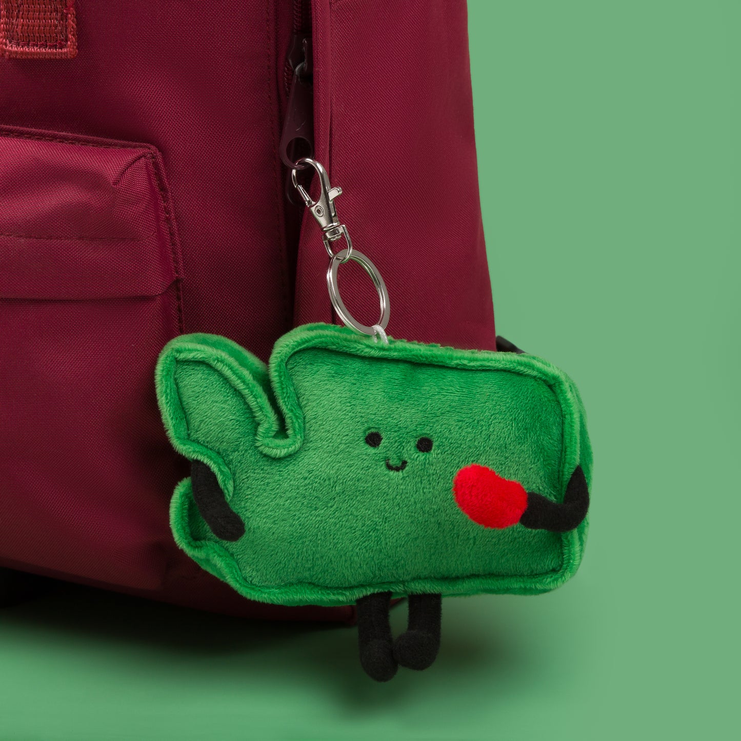 Vermont Bag Charm Mini Plush – Stuffed States Collection | Perfect for Gifts & Travel