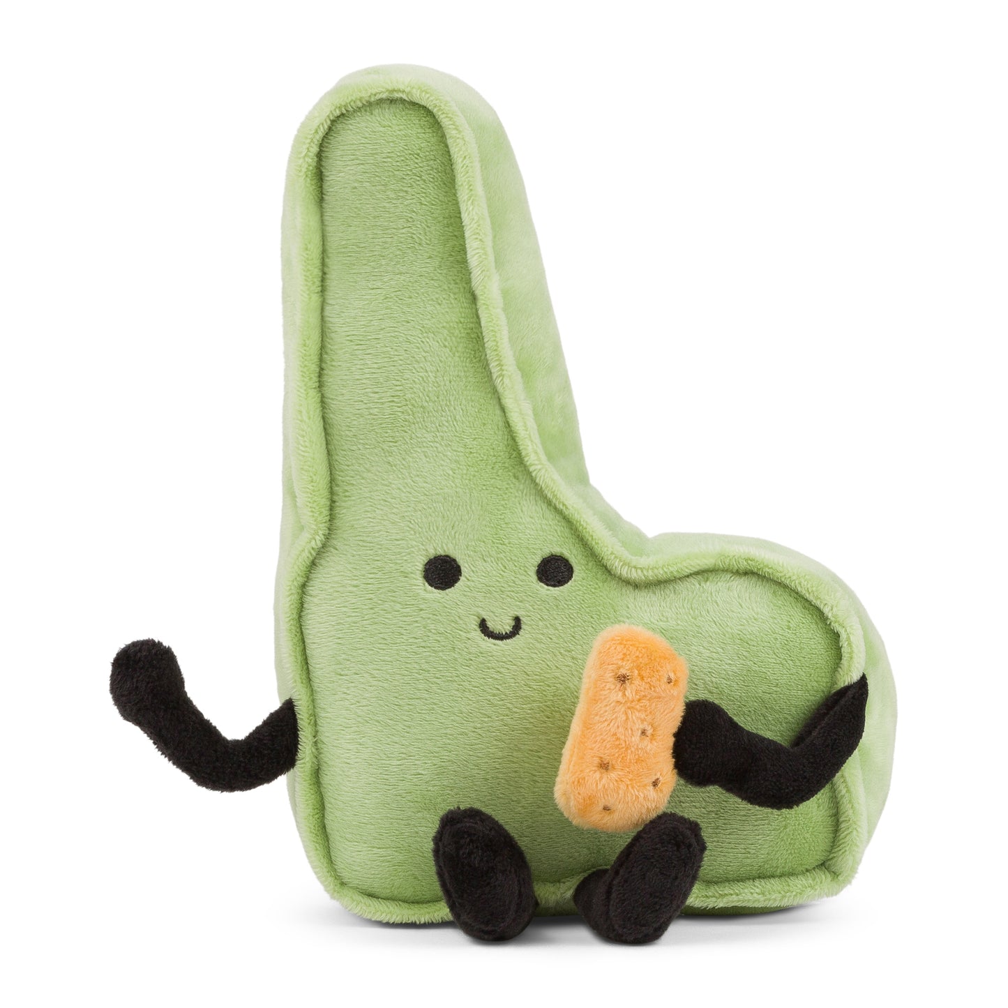 Idaho-shaped stuffed state plush holding a tiny plush potato, perfect for collectors and educational use with detailed stitching.