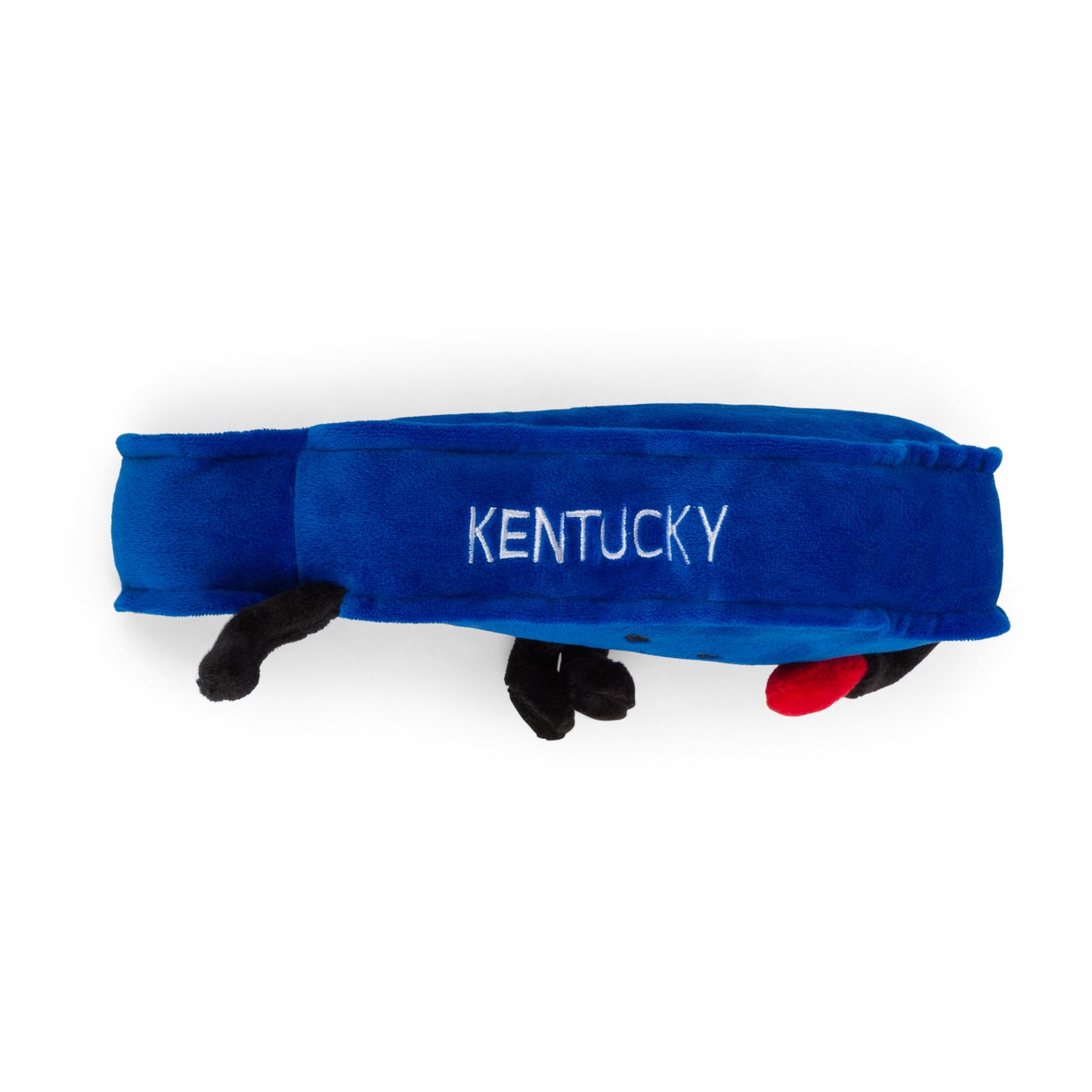 Kentucky-shaped stuffed state plush, perfect for collectors and educational use with detailed stitching and soft materials.