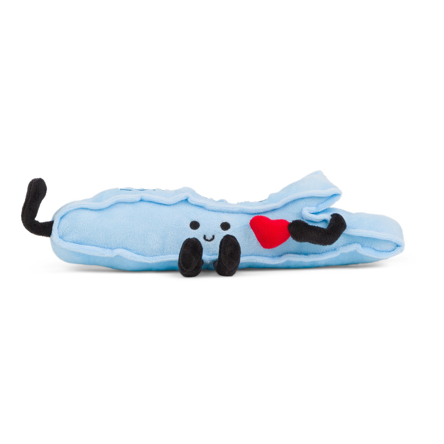 Long Island-shaped stuffed state plush, perfect for collectors and educational use with detailed stitching and soft materials