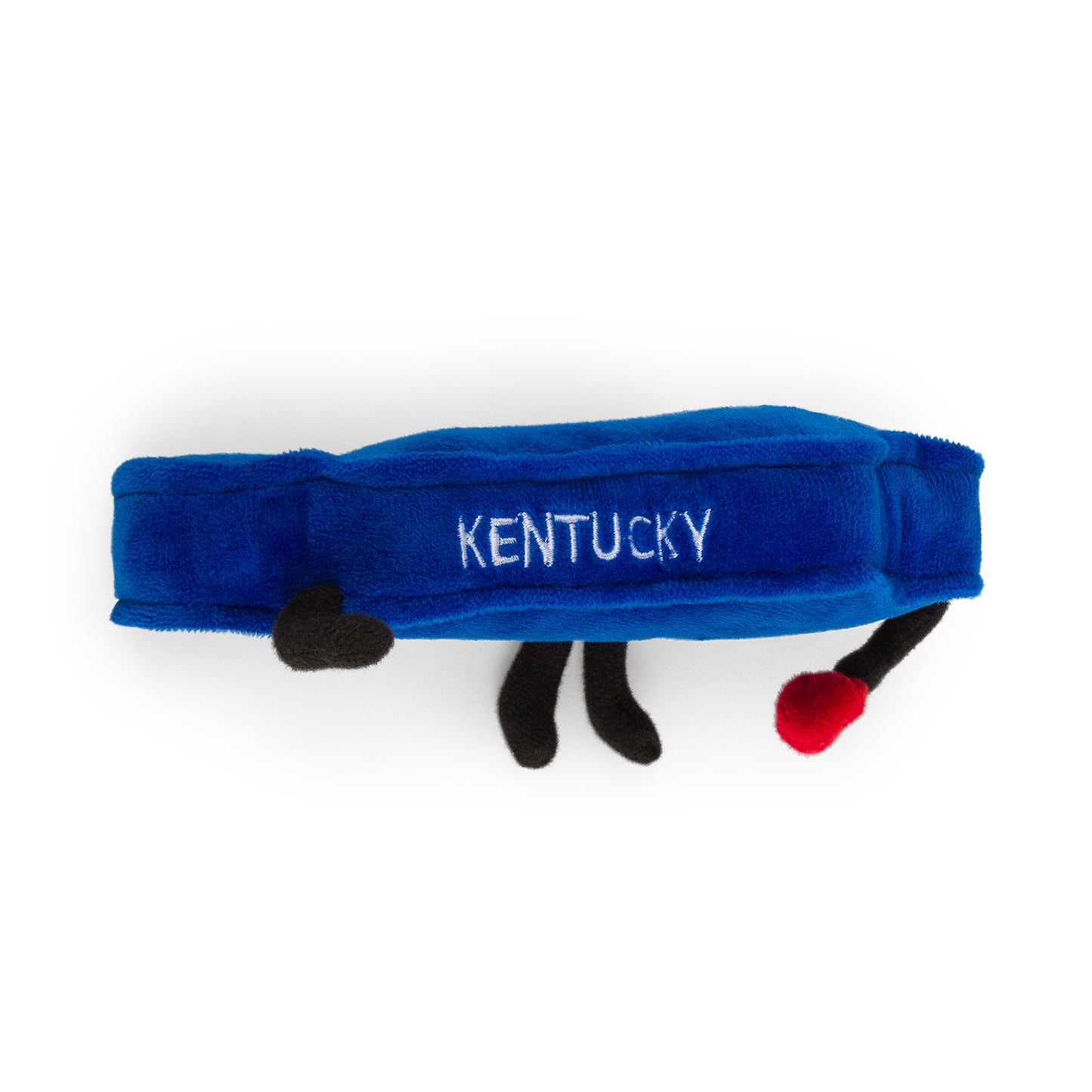 4-inch Kentucky-shaped mini stuffed magnet, perfect for fridges and lockers with detailed stitching