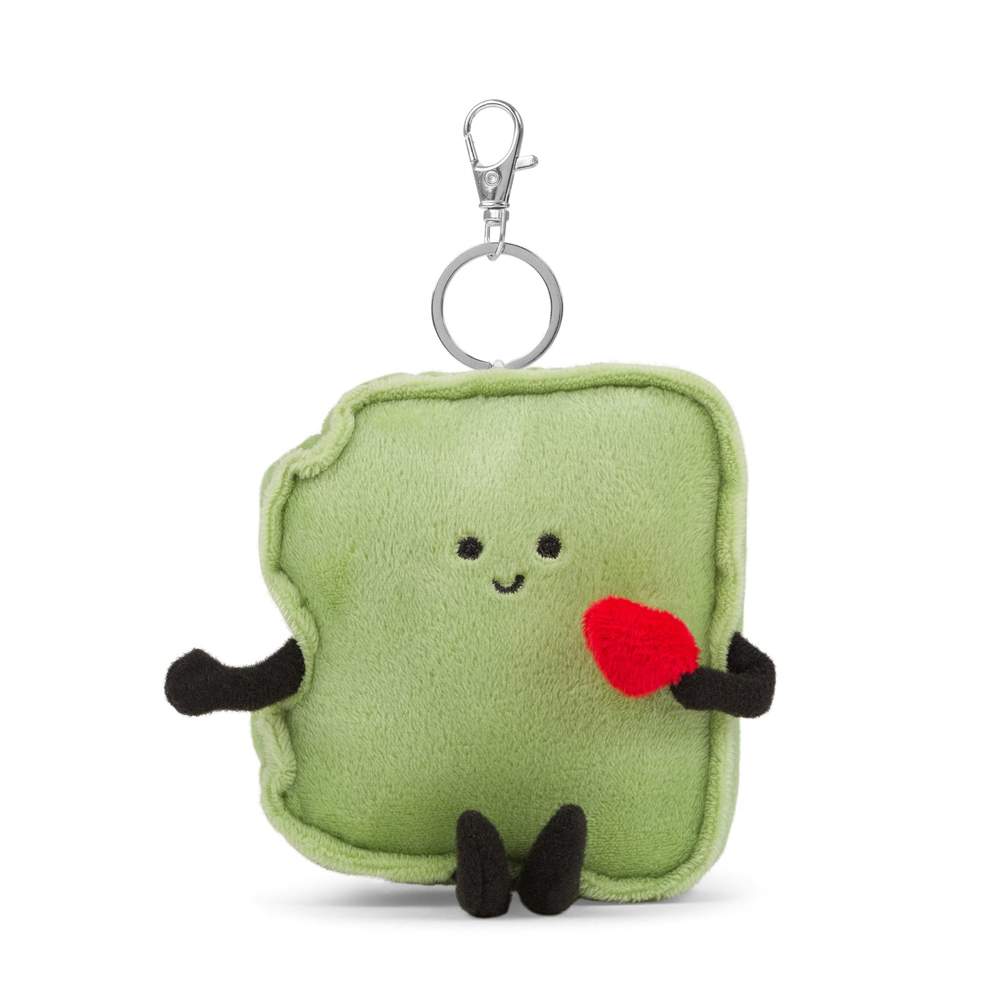 4-inch Arizona-shaped plush bag charm mini, perfect for backpacks and keyrings, with detailed stitching