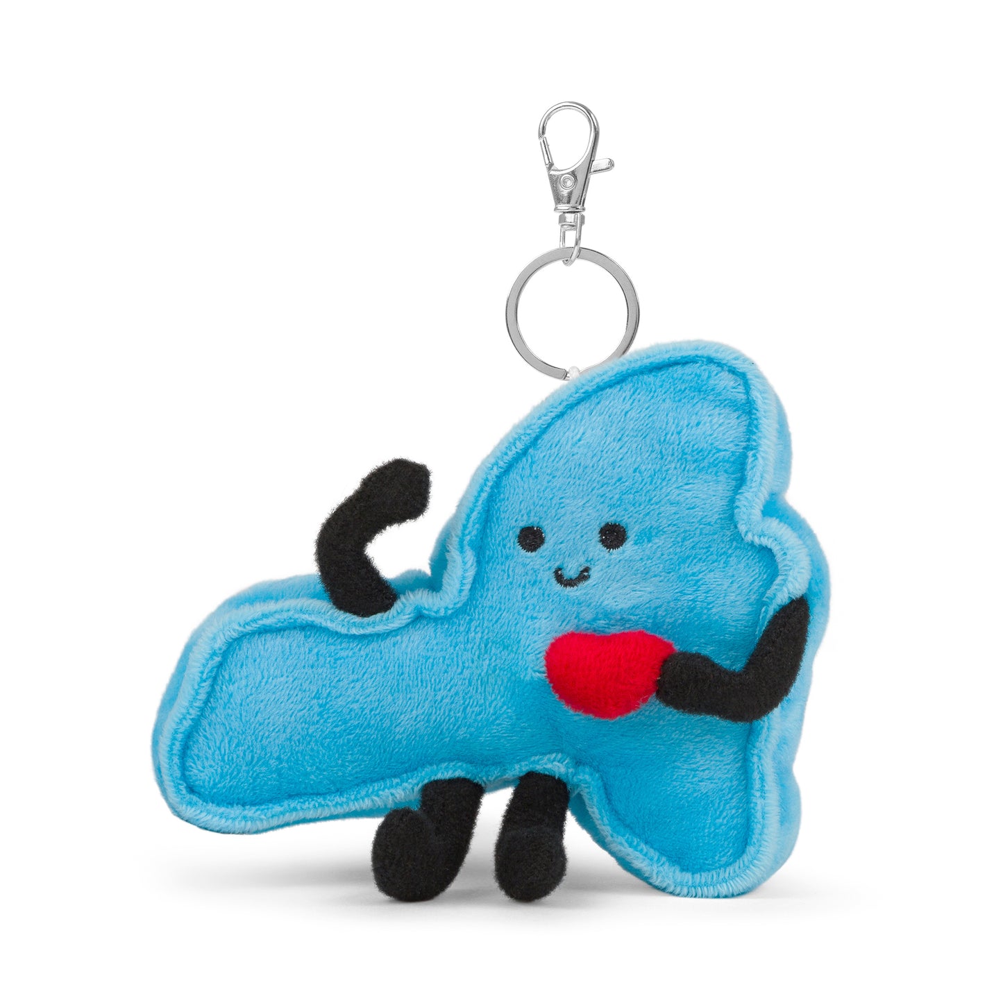 New York Stuffed State Keychain – Plush Empire State Bag Charm
