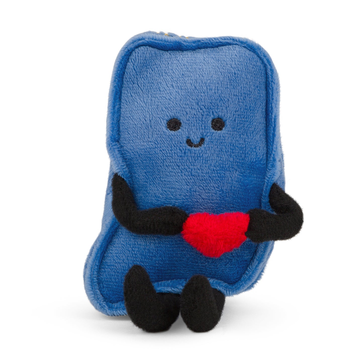 4-inch Indiana-shaped mini stuffed magnet, perfect for fridges and lockers with detailed stitching.