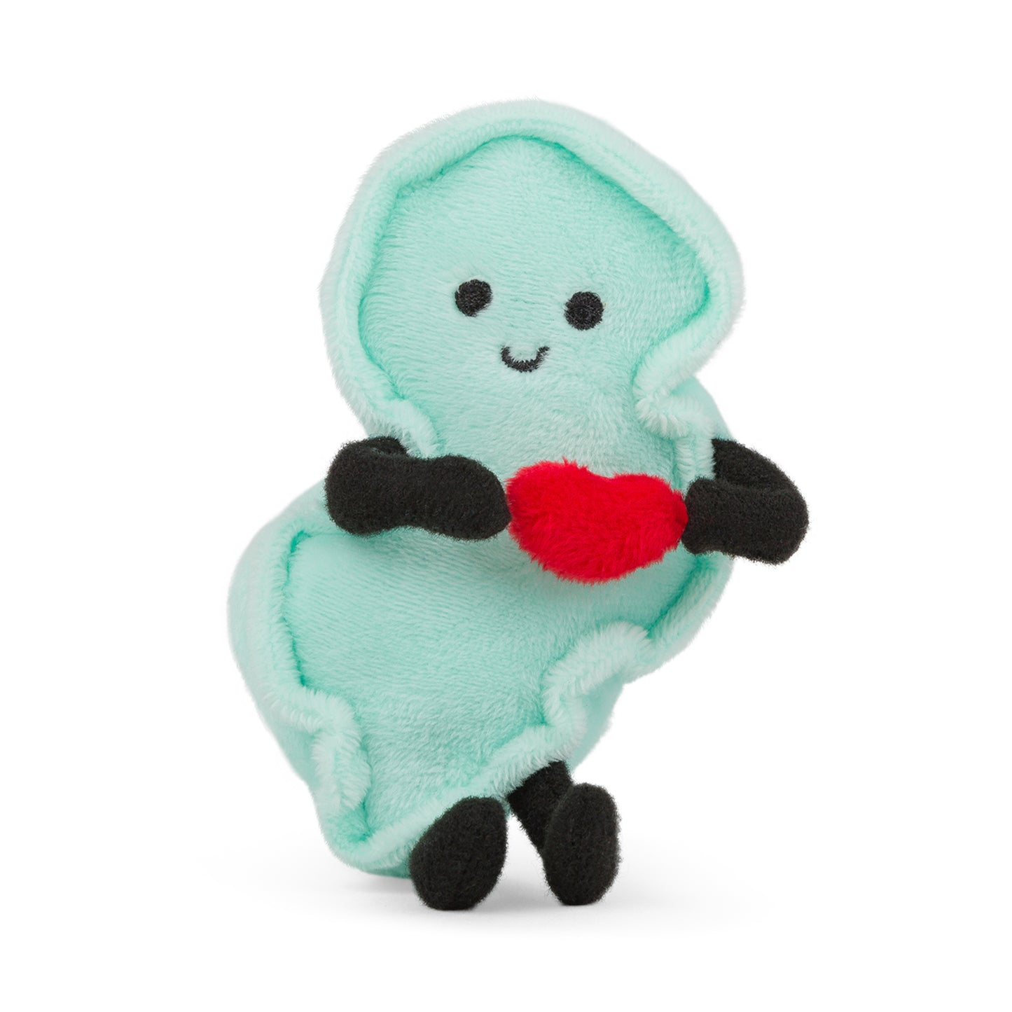 4-inch New Jersey-shaped mini stuffed magnet, perfect for fridges and lockers with detailed stitching.