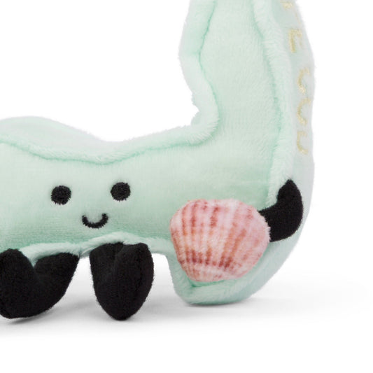 Cape Cod Plush Magnet with Mini Scallop Shell