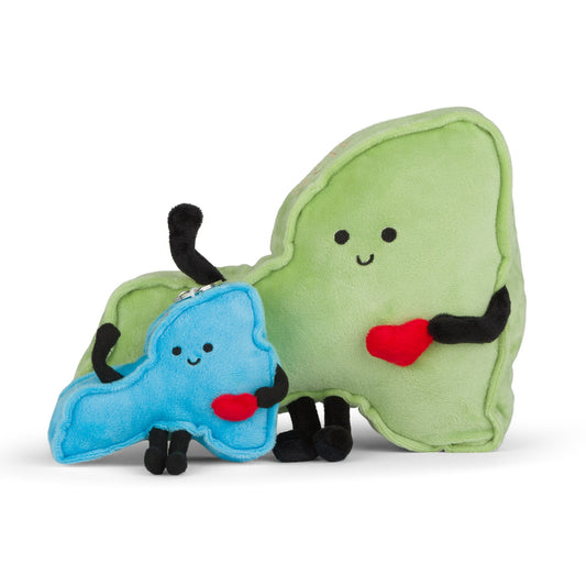 New York Stuffed State Magnet – Plush Empire State Magnet