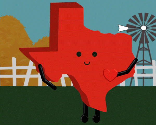 Texas Stuffed State Plush – Lone Star Flag Gift & Souvenir