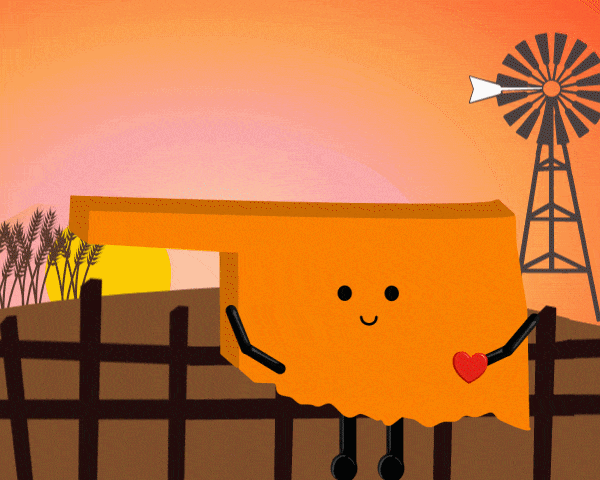 Oklahoma Stuffed State Plush – Sooners & OSU Team Colors, Soft & Cuddly Gift