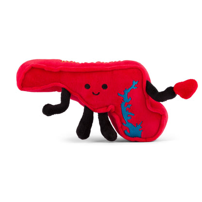 Maryland-shaped stuffed state plush, perfect for collectors and educational use with detailed stitching and soft materials