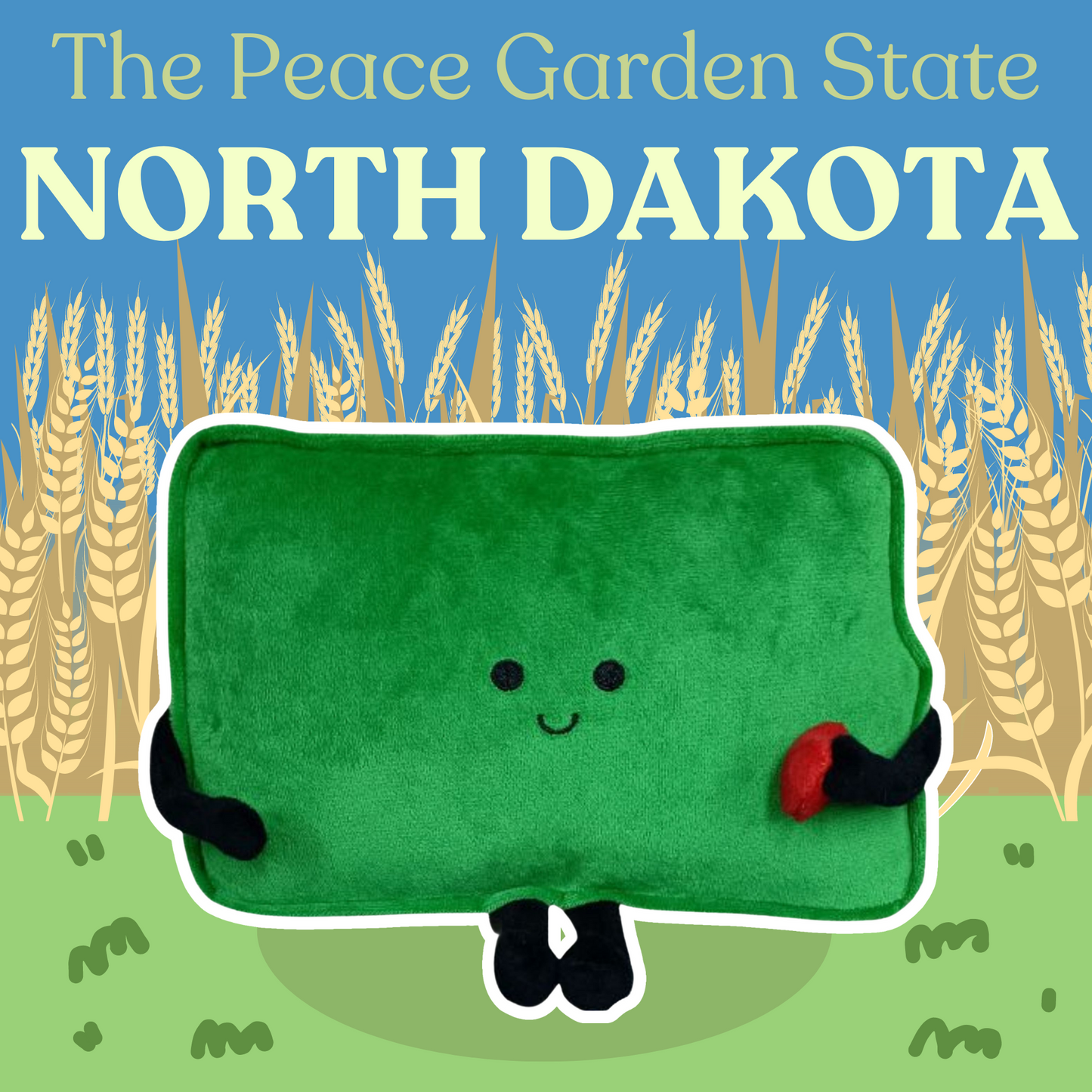 North Dakota State Stuffed Plush