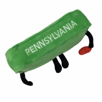 Pennsylvania Stuffed State Plush – Keystone State Gift in State Flag Colors