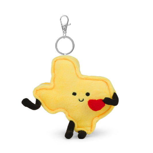 Texas Stuffed States Keychain