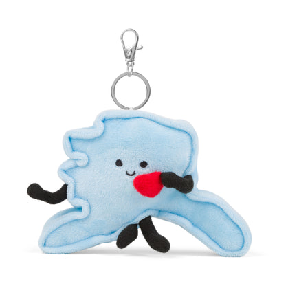 Alaska Stuffed States Keychain