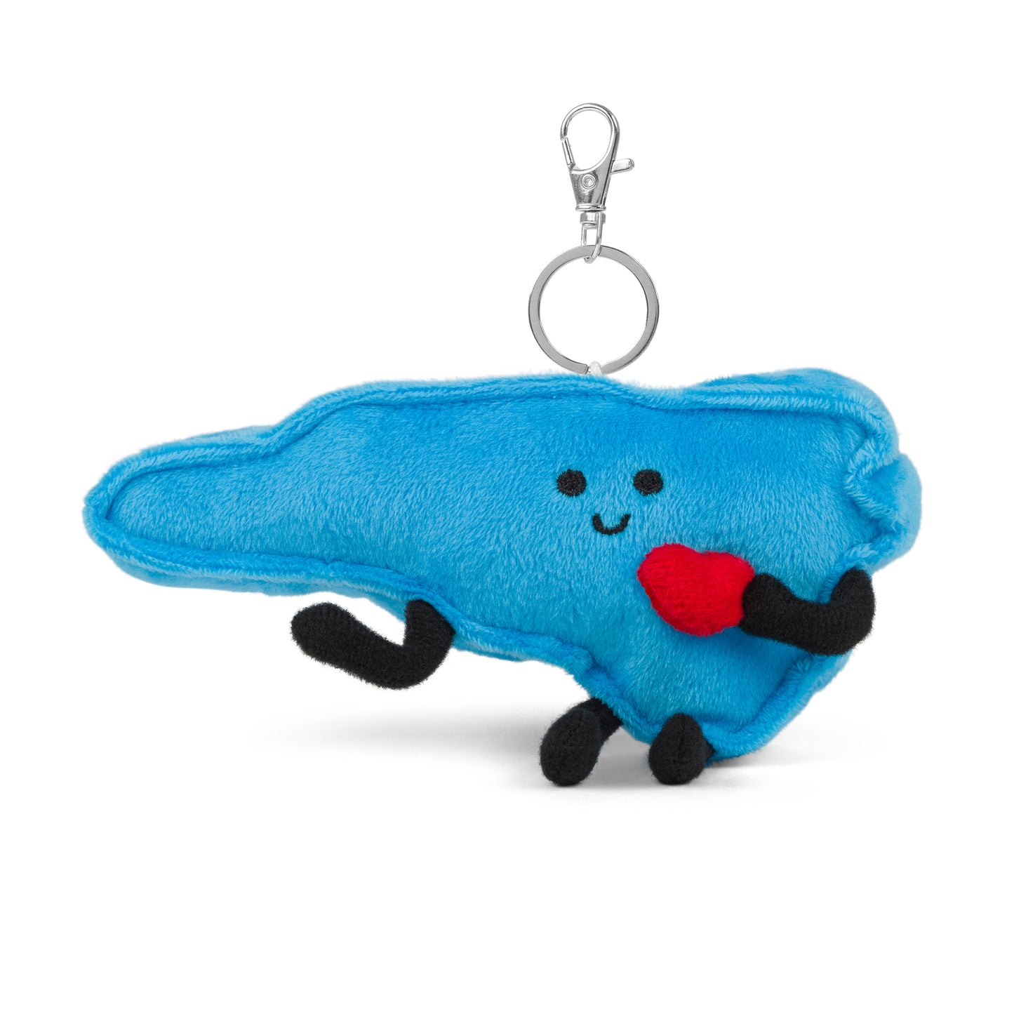 North Carolina Stuffed States Keychain