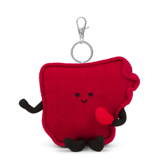 Arkansas Stuffed States Keychain