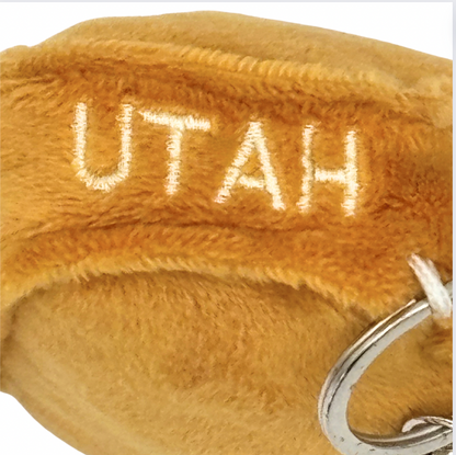 Utah Stuffed States Keychain