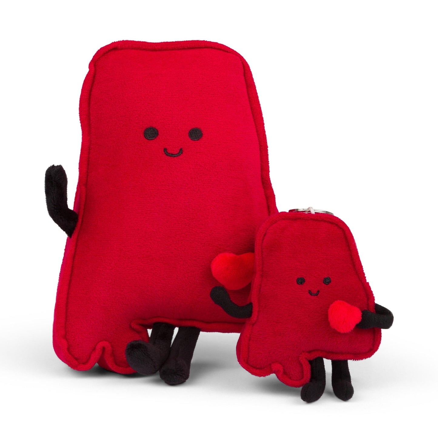 Alabama Bag Charm – Crimson or Navy | Sweet Home & Full of Heart | Stuffed States USA