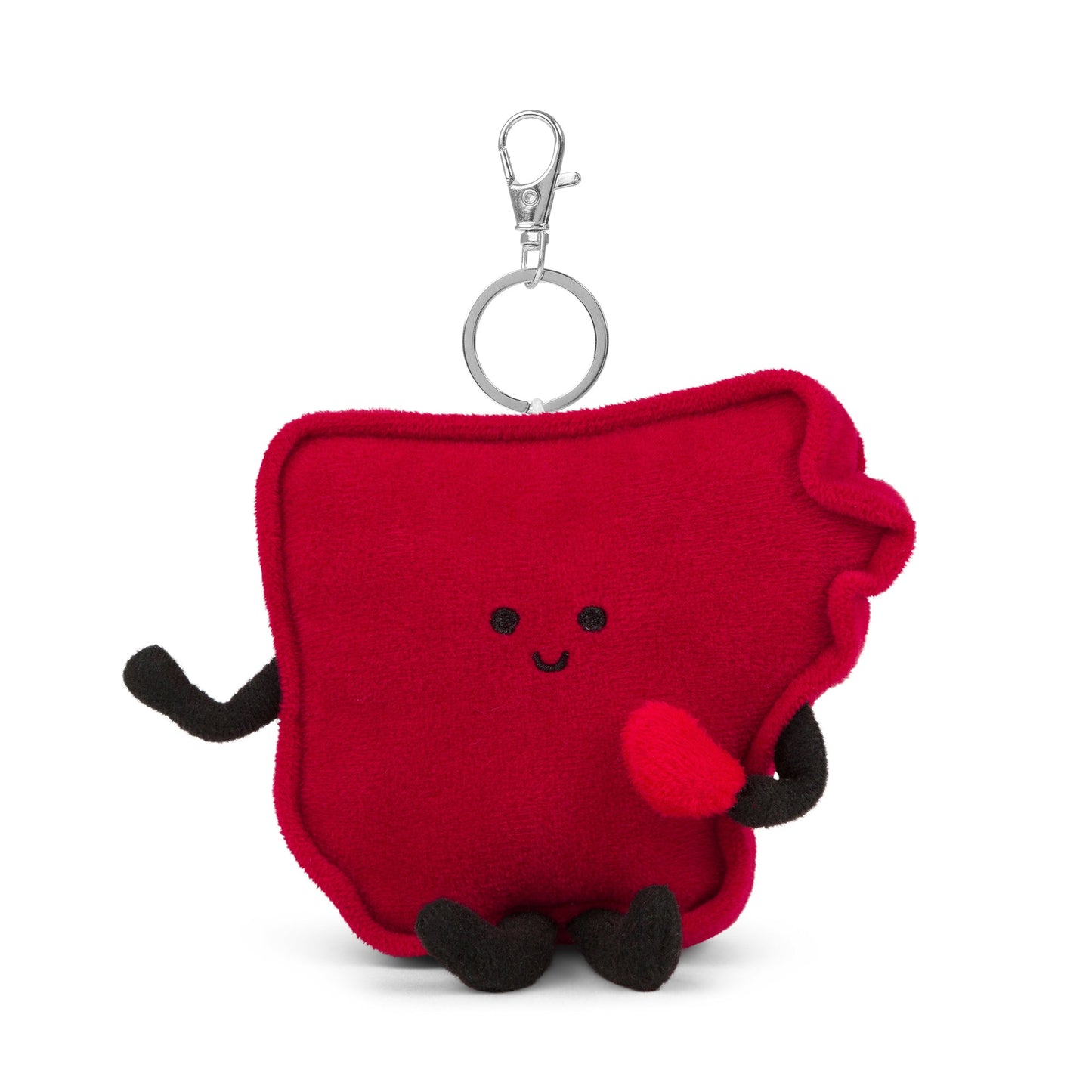 Arkansas Bag Charm Mini Plush – 4 - Inch Collectible | Stuffed States USA