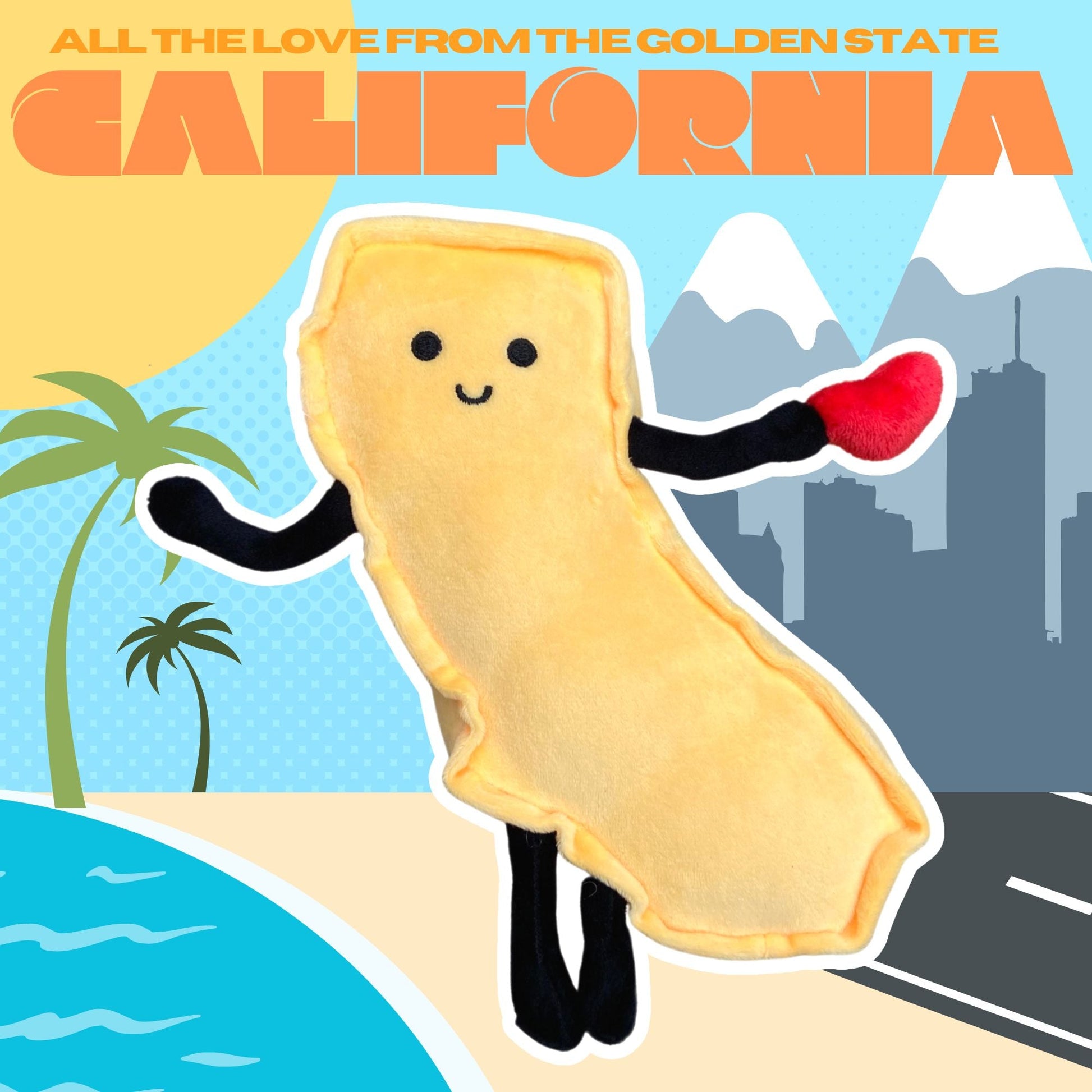 California Stuffed State Plush – Collectible & Educational Toy | Stuffed States USA