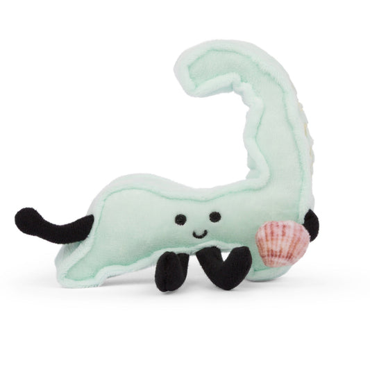 Cape Cod Plush Magnet with Mini Scallop Shell