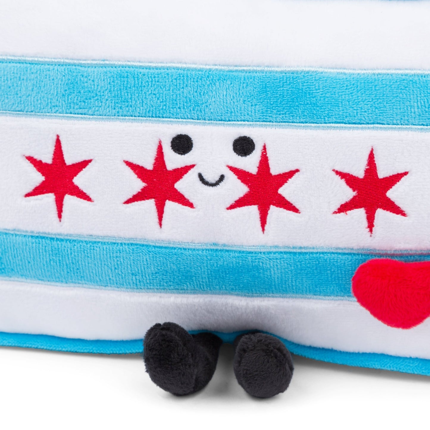 Chicago Flag Plush – Soft Illinois State Gift for Chicago Lovers