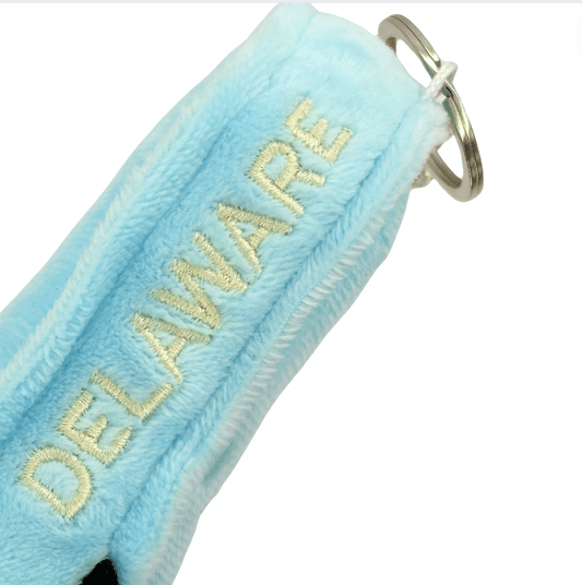 Delaware Bag Charm Mini Plush – 4 - Inch Travel Accessory | Stuffed States USA