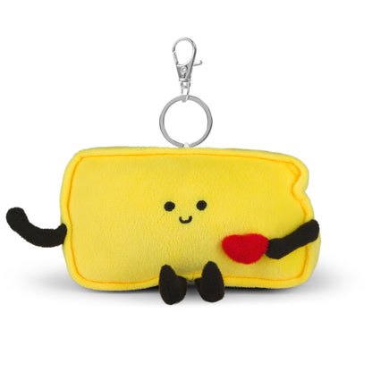 Kansas Stuffed State Keychain – Cute Plush Bag Charm & Travel Souvenir