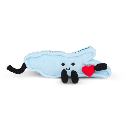 Long Island NY Magnet (4") – Coastal Blue Plush | Stuffed States USA