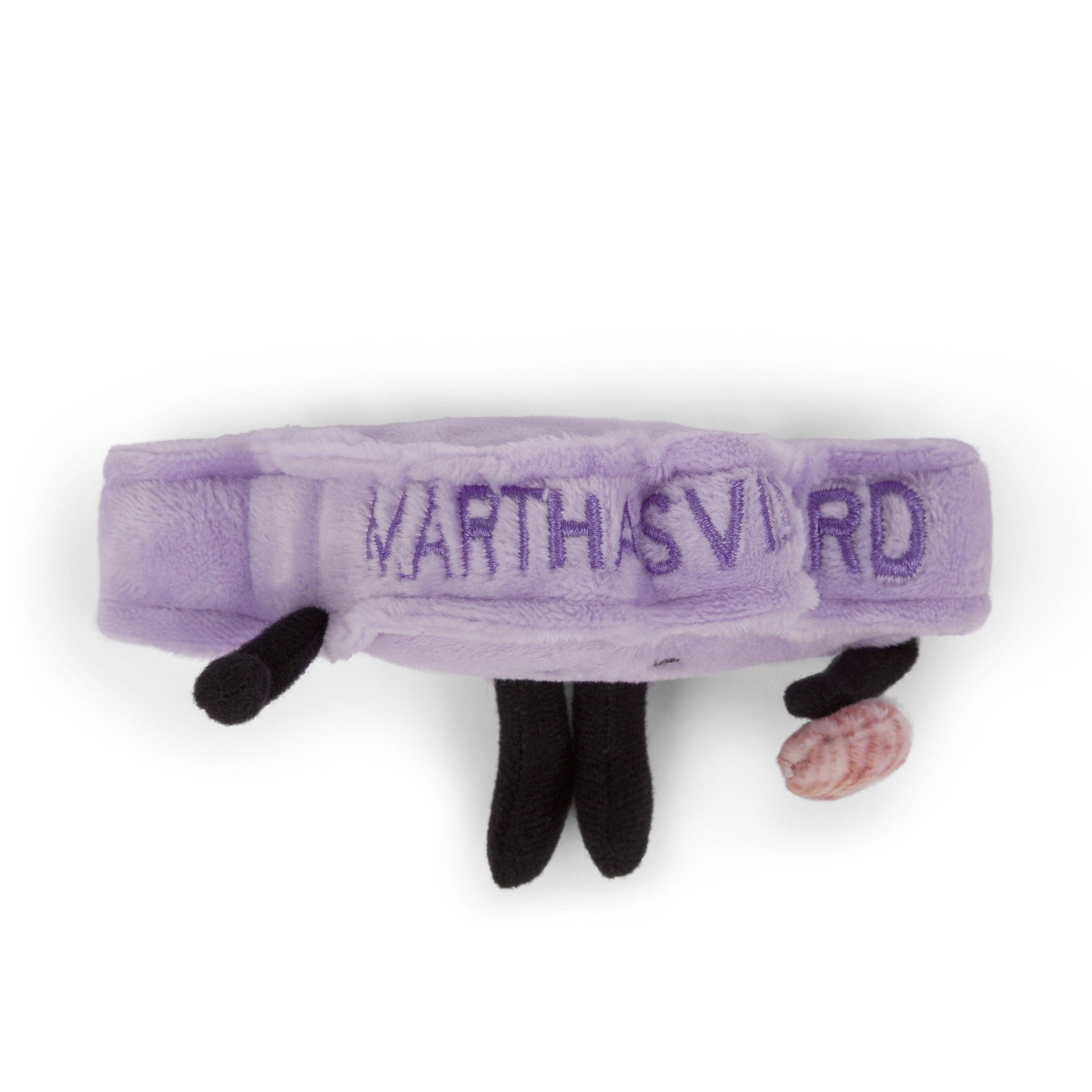 Martha’s Vineyard Plush Bag Charm Keychain with Mini Seashell