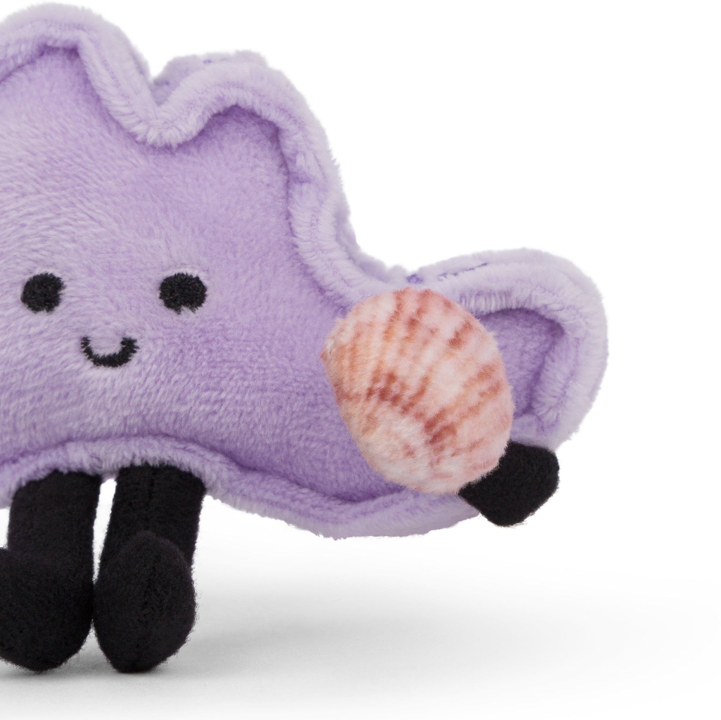 Martha’s Vineyard Plush Bag Charm Keychain with Mini Seashell