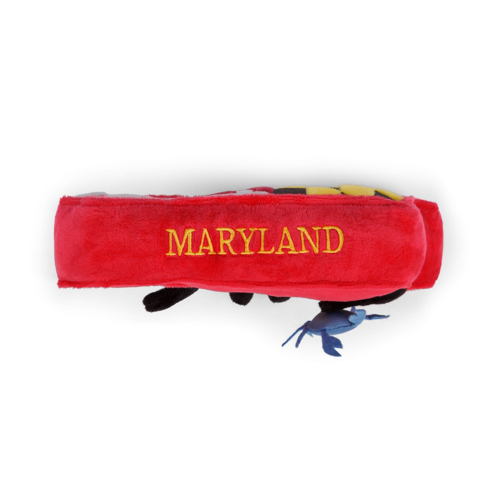 Maryland Stuffed State Plush with Tiny Blue Crab & Flag