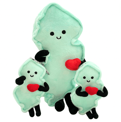 New Jersey Mini Stuffed Magnet – 4 - Inch Collectible | Stuffed States USA
