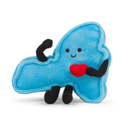 New York Stuffed State Magnet – Plush Empire State Magnet