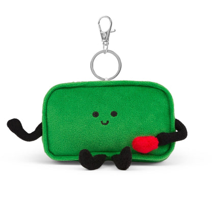 North Dakota Bag Charm (4") – Prairie Green Plush | Stuffed States USA