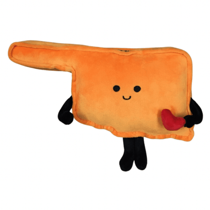 Oklahoma Stuffed State Plush – Sooners & OSU Team Colors, Soft & Cuddly Gift