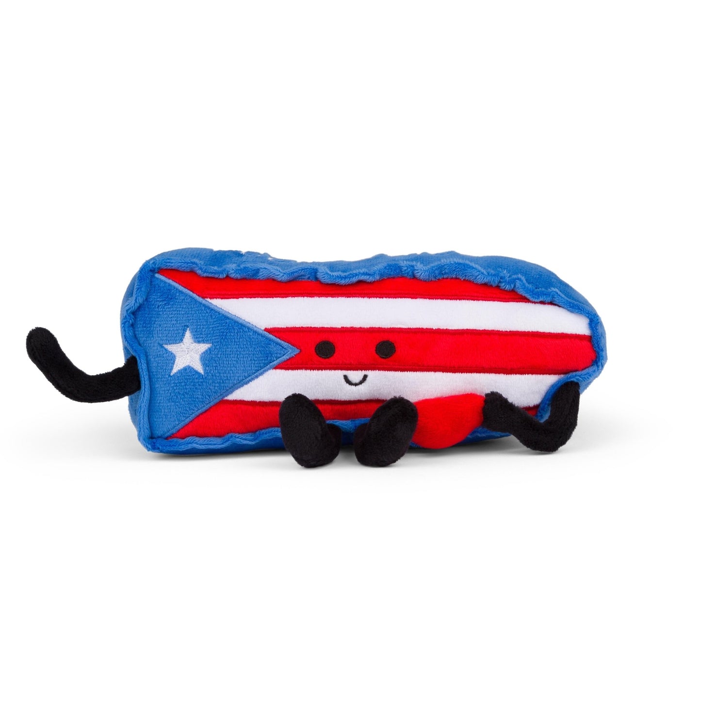 Puerto Rico Stuffed State Plush – Flag Front + Coquí Back | Stuffed States USA