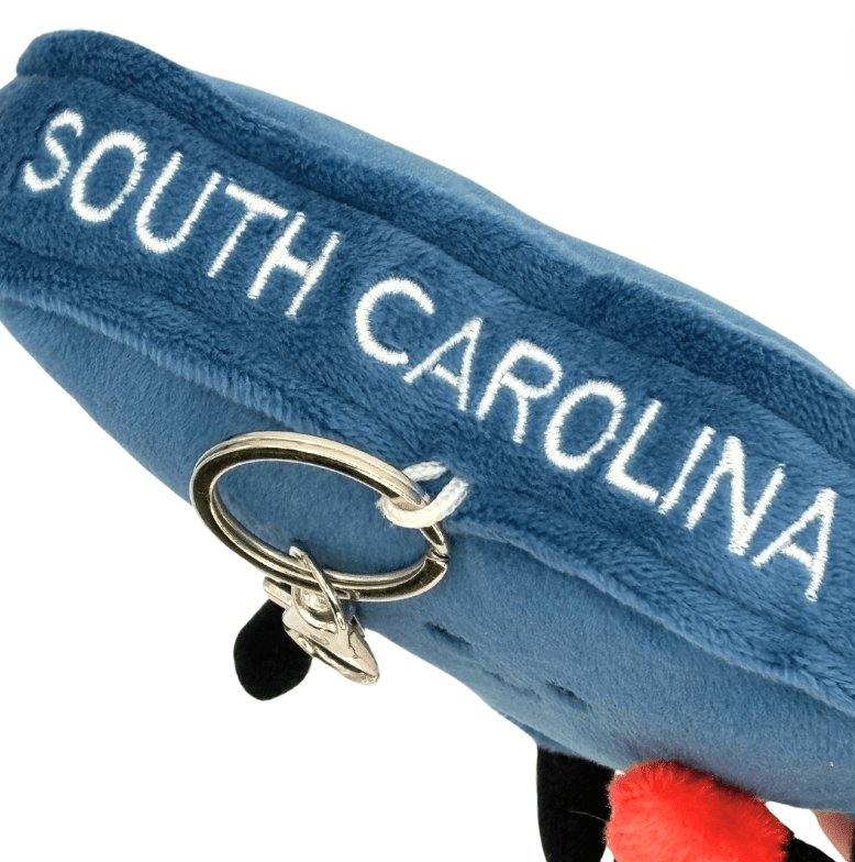South Carolina Stuffed State Bag Charm – Plush Keychain