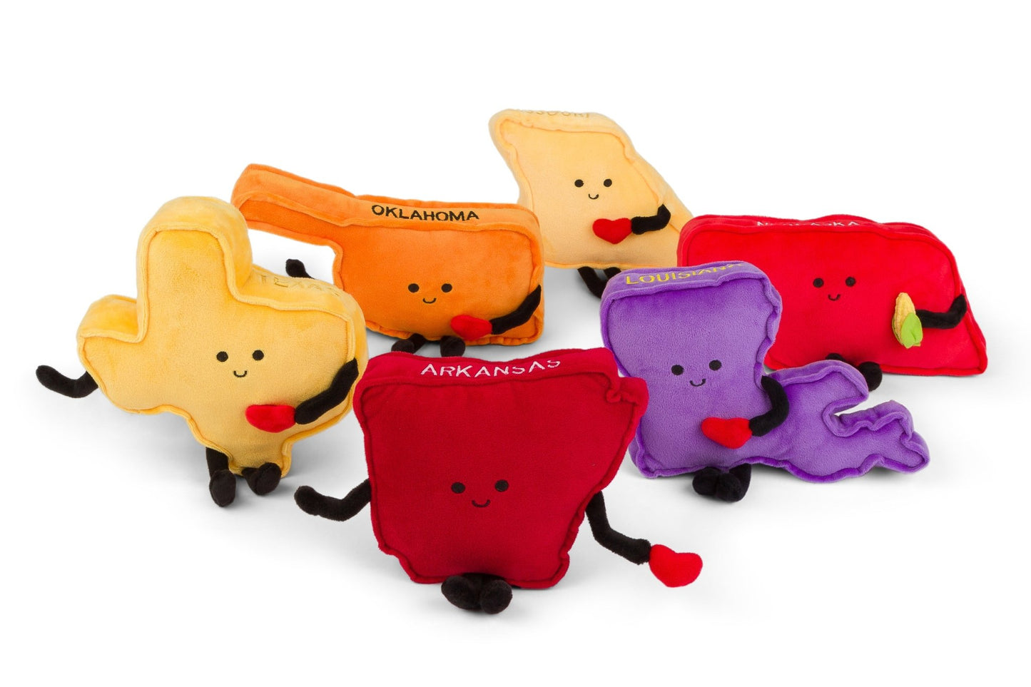 Texas Stuffed State Plush – Lone Star Flag Gift & Souvenir