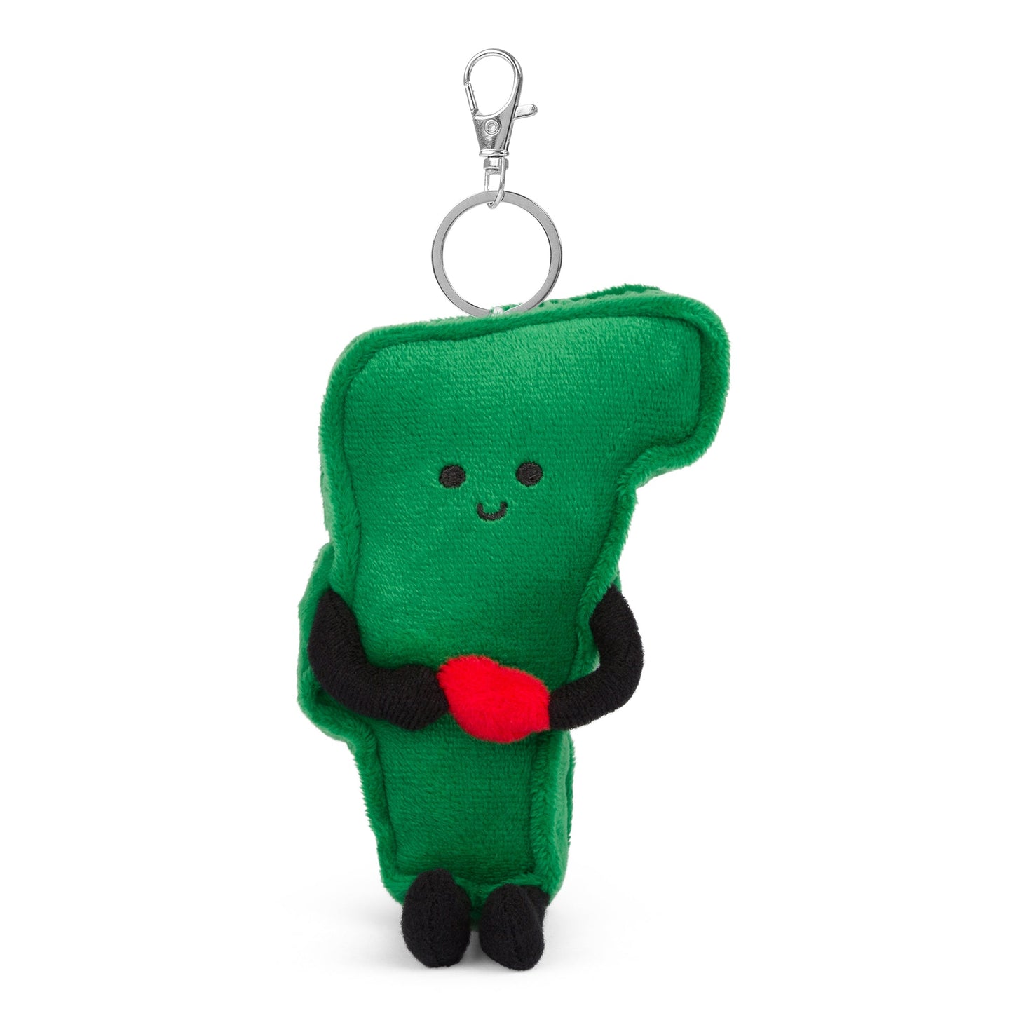 Vermont Bag Charm Mini Plush – Stuffed States Collection | Perfect for Gifts & Travel