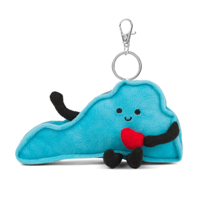 Virginia Stuffed State Keychain – Plush Travel Bag Charm & State Gift