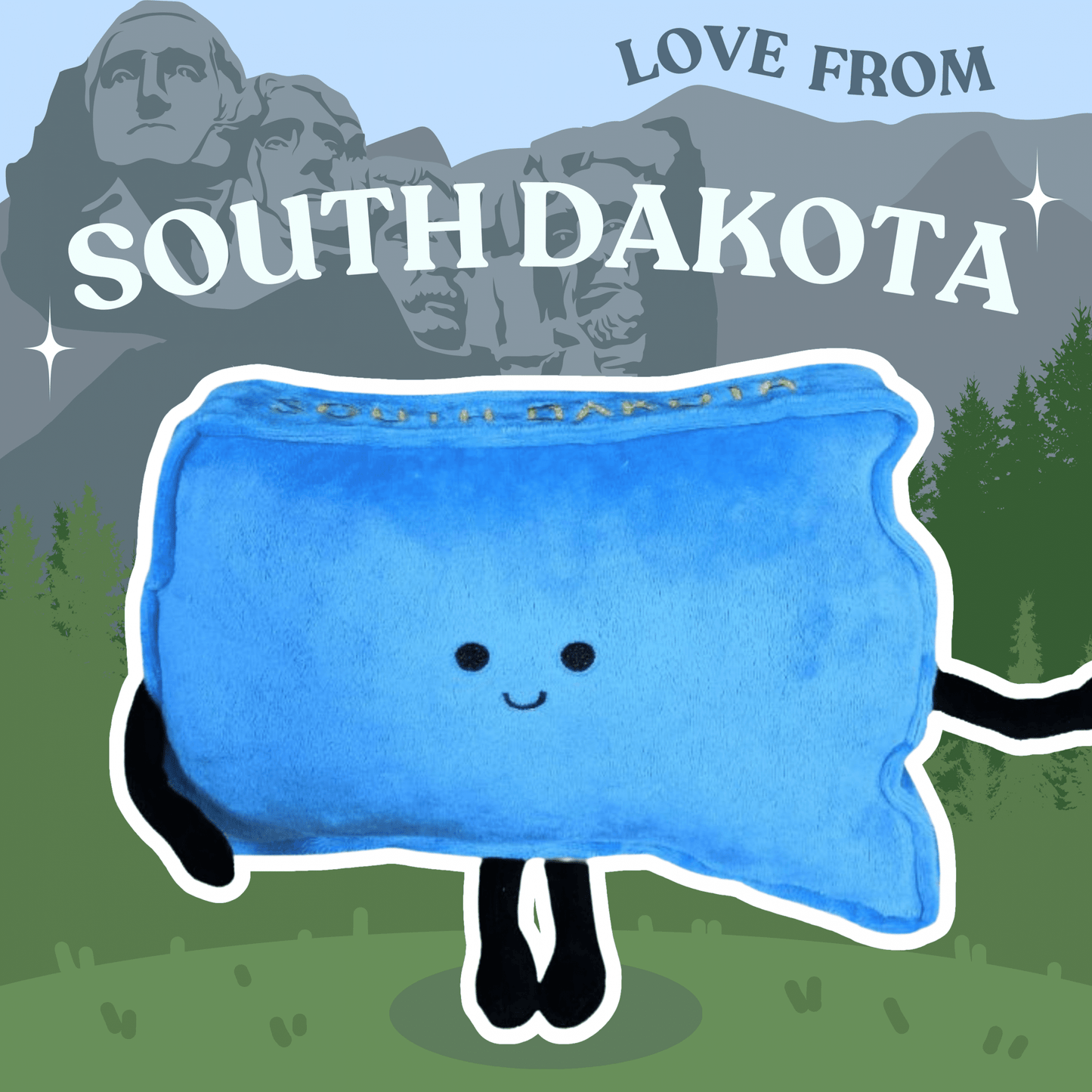 South Dakota State Stuffed Plush