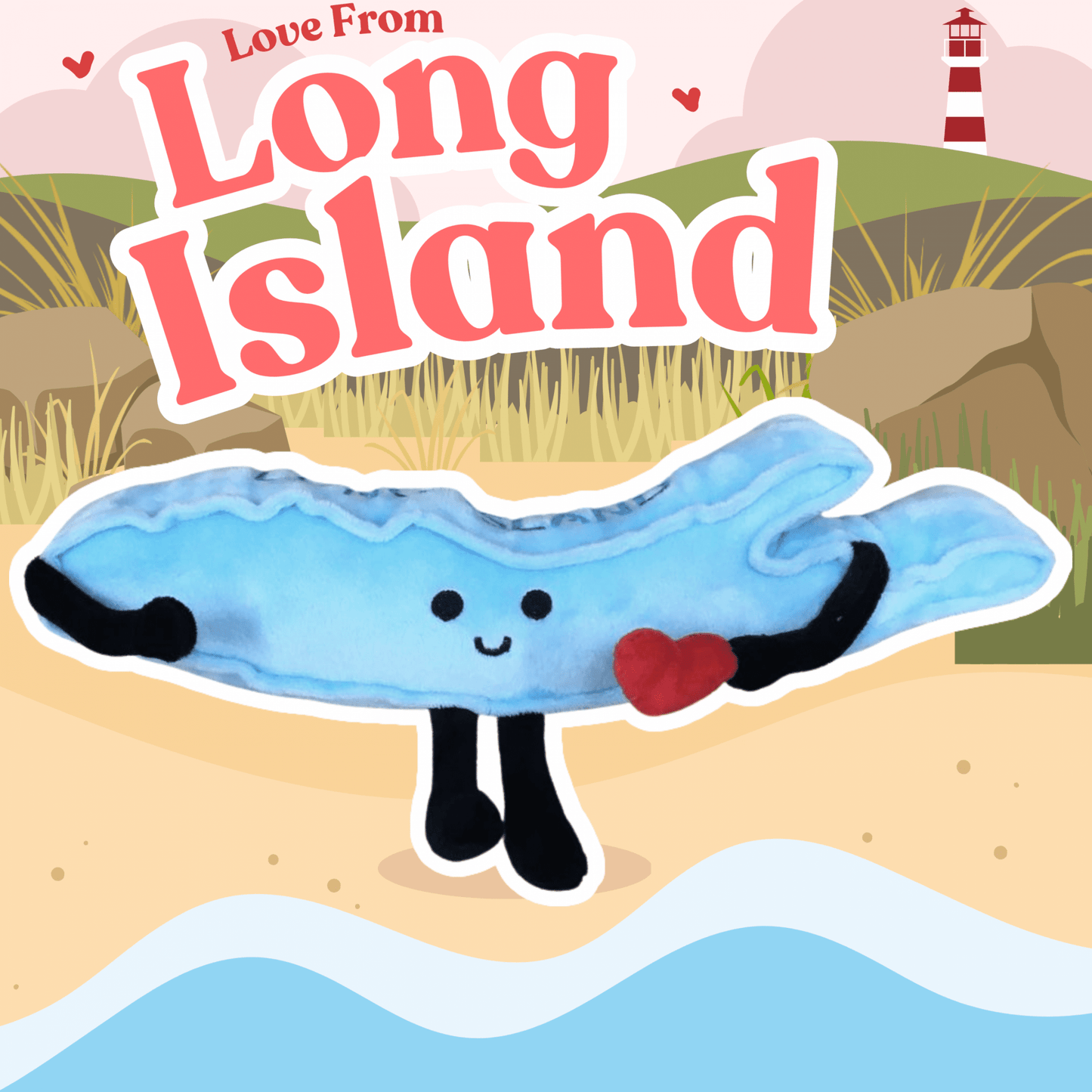 Long Island Stuffed State Plush – Collectible & Educational | Stuffed States USA